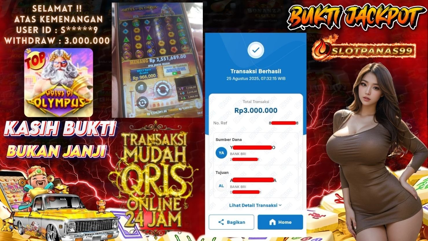 SLOTPANAS99 JACKPOT SLOT GATES OF OLYMPUS